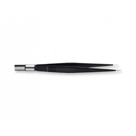 Pinzas rectas antiadherentes - 15 cm - puntas de 1 mm