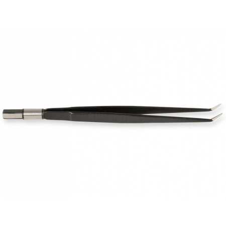 Pinza "non stick" retta - 20 cm - punte angolate 1 mm