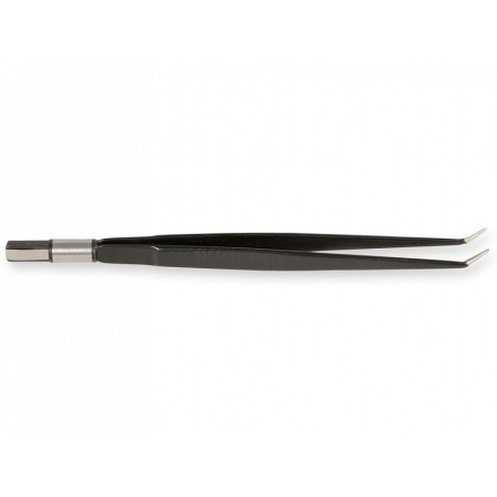 Straight "non-stick" forceps - 20 cm - 1 mm angled tips