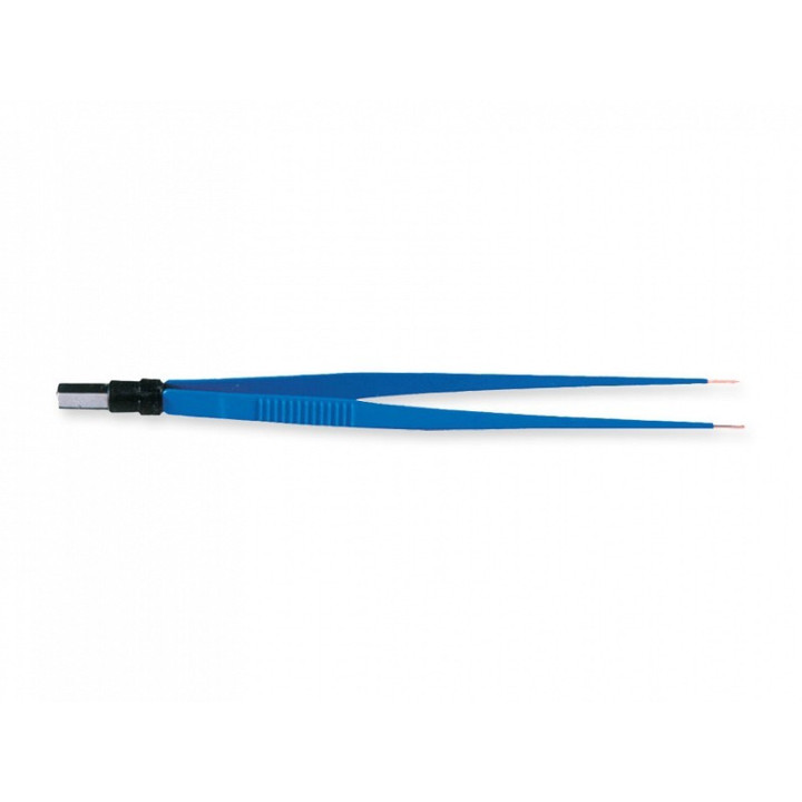 Gerade bipolare Zangen, 18 cm - 1 mm Spitzen,