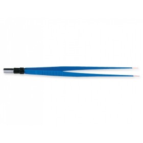 Pince bipolaire droite 20 cm - pointes 1 mm