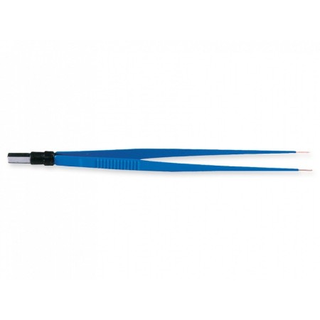 Rechte bipolaire pincet 20 cm - 1 mm uiteinden