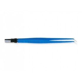 Zakřivená bipolární pinzeta 18 cm – hroty 1 mm