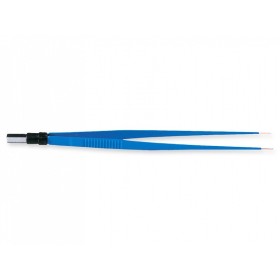 Pince bipolaire droite 20 cm - pointes 0,3 mm