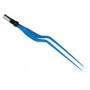 24 cm bayonet bipolar forceps - 1 mm tips