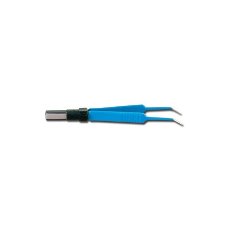 Curved bipolar forceps 11.50 cm - 0.25 mm tips