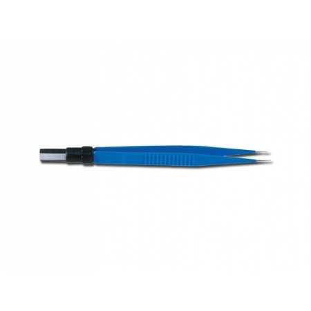 Pinza bipolare retta 15 cm - punte rette 0,5 mm