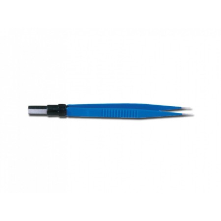 Rechte bipolaire pincet 15 cm - rechte uiteinden 0,5 mm