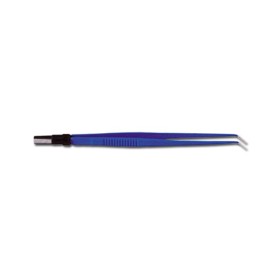 Pince bipolaire droite 15 cm - pointes courbes 0,5 mm