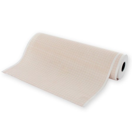 Ekg-thermopapier 210x30 mmxm - orange grid roll - 5 rollen