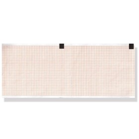 Papier thermique ECG 110x140 mm - paquet de 143 grille orange - pack. 20 paquets