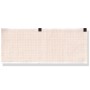 Papier thermique ECG 110x140 mm - paquet de 143 grille orange - pack. 20 paquets