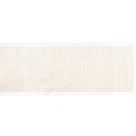 ECG termopapír 210x30mmxm - oranžová mřížka role - balení 5 rohlíků