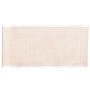 Papel térmico ecg 110x20 mmxm - rollo de cuadrícula naranja - paquete 10 rollos