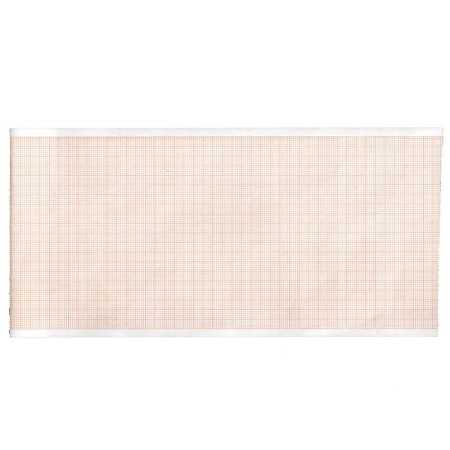 ECG thermal paper 110x20 mmxm - orange grid pack - 10 rolls