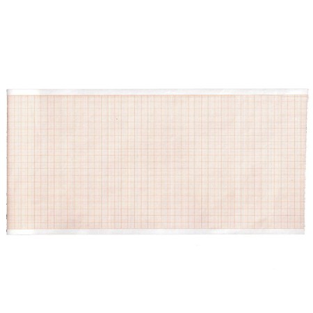 Ecg thermal paper 110x20 mmxm - orange grid roll - pack 10 rolls