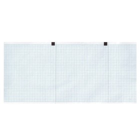 Papier thermique ECG 120x18 mmxm - rouleau quadrillé bleu - 10 rouleaux