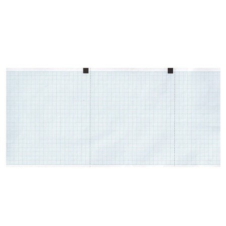 Ekg termiskt papper 120x18 mmxm - blue grid roll - 10 rullar