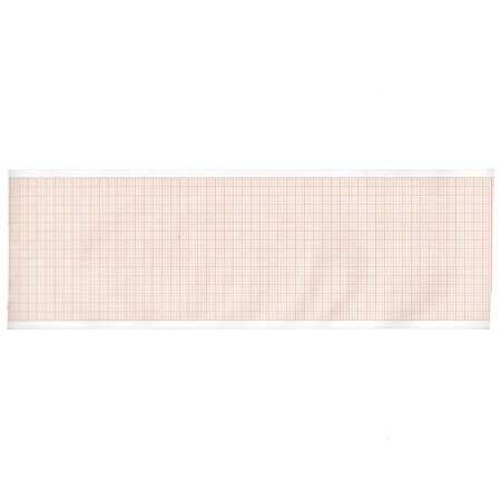 ECG thermal paper 90x28 mmxm - orange grid roll - 10 rolls