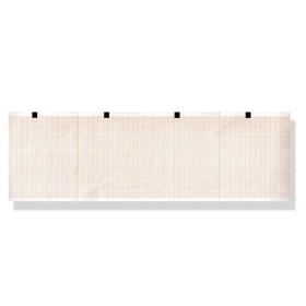 Papier thermique ECG 90x70 mm - pack grille orange - pack. 25 paquets