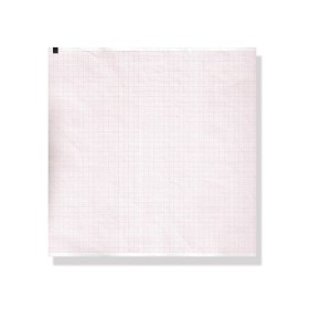 Papel térmico ecg 210x280 mm - paquete de cuadrícula naranja - 1 paquete