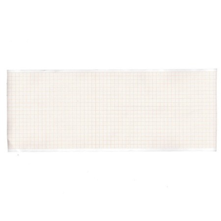 Termiskt ecg-papper 108x23 mmxm - orange gallerrulle - 10 rullar