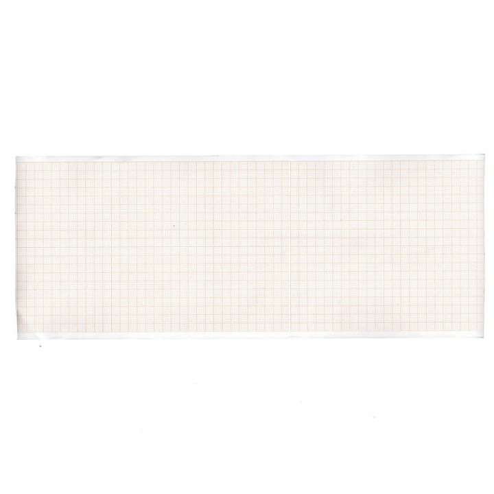 Termiskt ecg-papper 108x23 mmxm - orange gallerrulle - 10 rullar