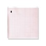 Papel térmico ecg 215x280 mmxm - paquete rejilla naranja - 1 paquete