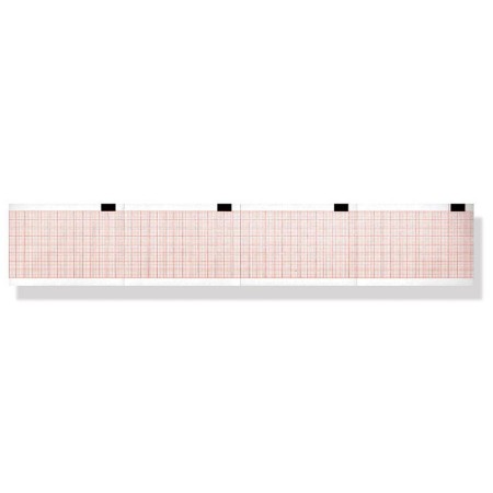 Termopapier na EKG 50x70 mmxm – balenie s oranžovou mriežkou – bal. 25 balení