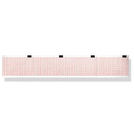 Carta termica ecg 50x70 mmxm - pacco griglia arancio - conf. 25 pacchi