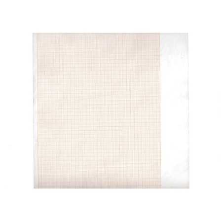 Papel Térmico ECG 210x20 mmxm - Rollo de Rejilla Naranja - 5 Rollos