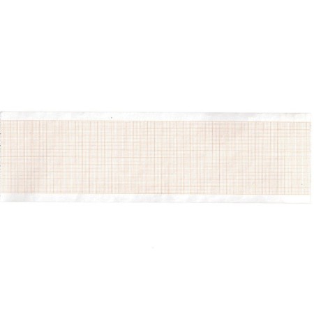 Carta termica ecg 63x30 mmxm - rotolo griglia arancio - 20 rotoli