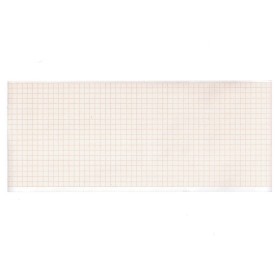 ECG thermal paper 107x25 mmxm - orange grid roll - 10 rolls