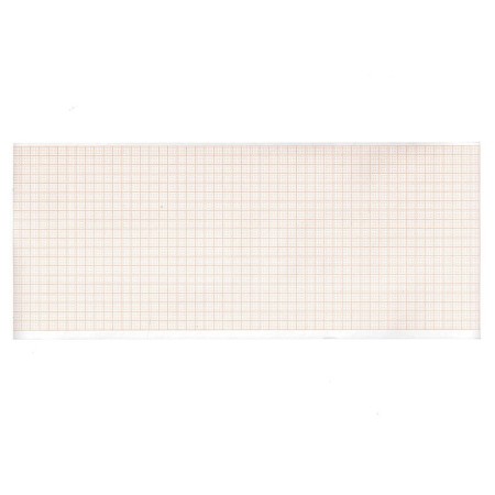 Termiskt ecg-papper 107x25 mmxm - orange gallerrulle - 10 rullar