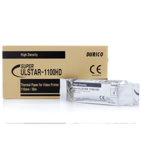 Durico-videoprinterpapir kompatibelt med Sony UPP-110HD – pakke med 5 stk.