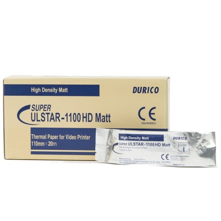 Durico-videoutskriftspapper kompatibelt med ulstar-110hd – förpackning med 5 st.