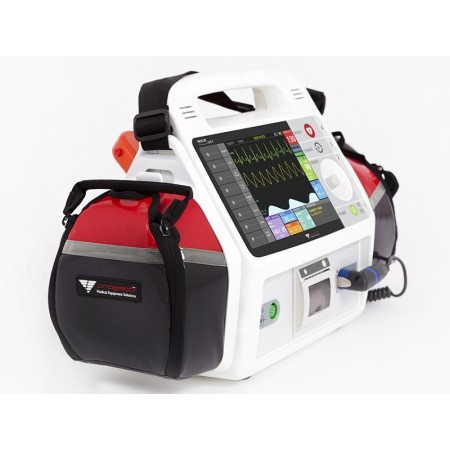 Rescue Life 9 defibrillator med temperatur, SpO2, pacemaker – engelska