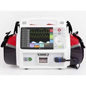 Rescue Life 9 defibrillator met temp, SpO2, pacemaker