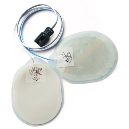 Par børnepuder til Agilent, Philips Medical, Laerdal - defibrillatorer 1 par f7950p