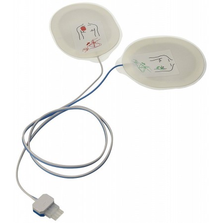 Pair of drager defibrillator pads, innomed, s&w, welch allyn - 1 pair f7955