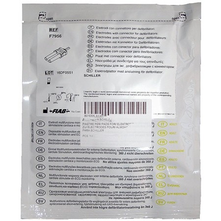 Paar schiller defibrillatorpads - 1 paar f7956