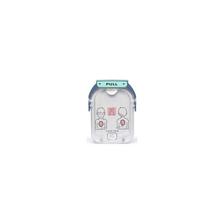 Paar pädiatrische HeartStart-AED-Elektroden Philips HS1
