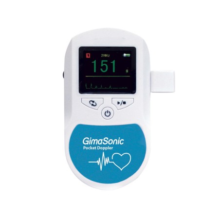 Gimasonic pocket doppler med farvedisplay - uden probe