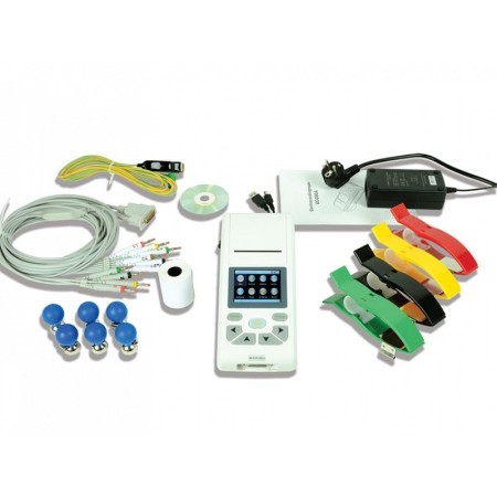 Ecg de bolso de 3 canais com software
