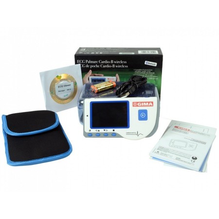 Bluetooth cardio b ecg portabil + software