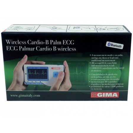Ecg portátil cardio b bluetooth con software y 17 informes