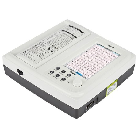 Novo ecg cardíaco de 7 e 12 canais com tela sensível ao toque