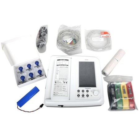 New 7-channel 12-channel ecg cardio with touch screen