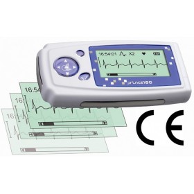 180A, 3-Kanal-Mini-Hand-EKG mit 8 Interpretationen