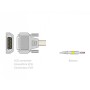 Cable ECG para pacientes 2,2 m - Plátano - Biocare compatible, Edan, Nihon, otros